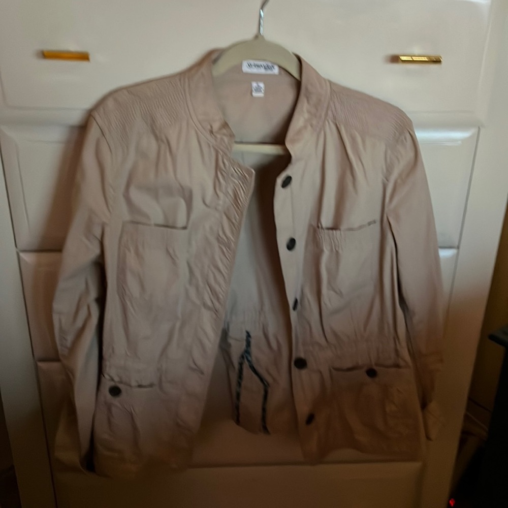St. John’s Bay Khaki Detailed Jacket Size XL